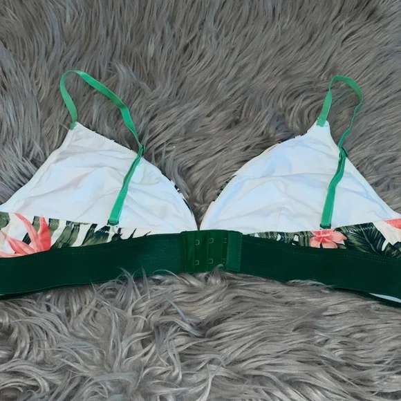NWOT Assholes Live Forever Tropical Triangle Bra Top Size XXL - Picture 5 of 6